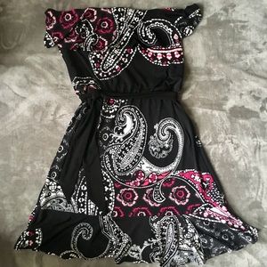 White House Black Market-strapless dress